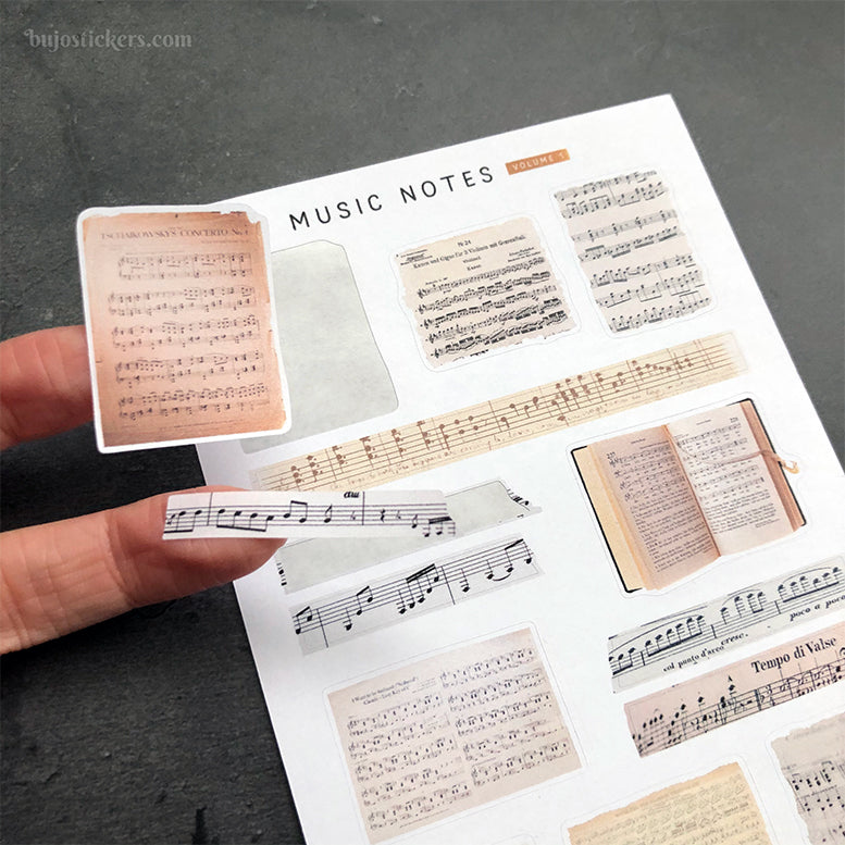 Music Notes Volume 1 – bujostickers