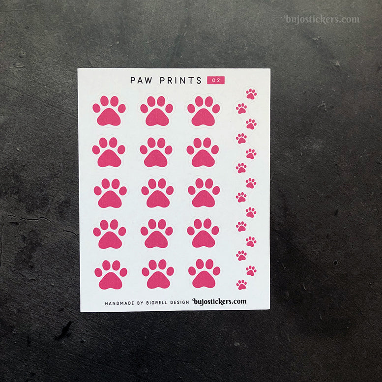 Paw prints 02