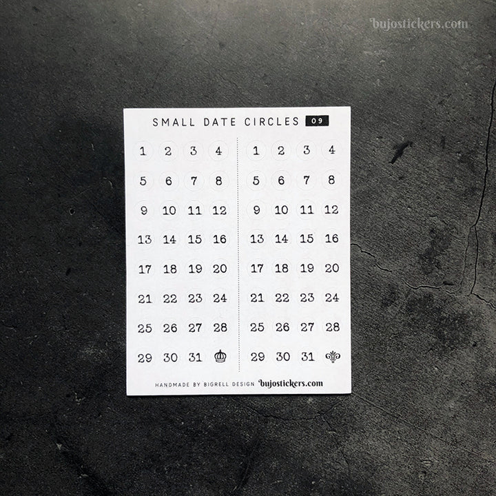 Small Date Circles 09