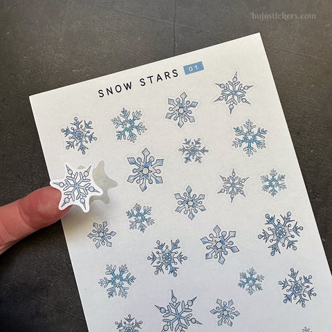 Snow stars 01