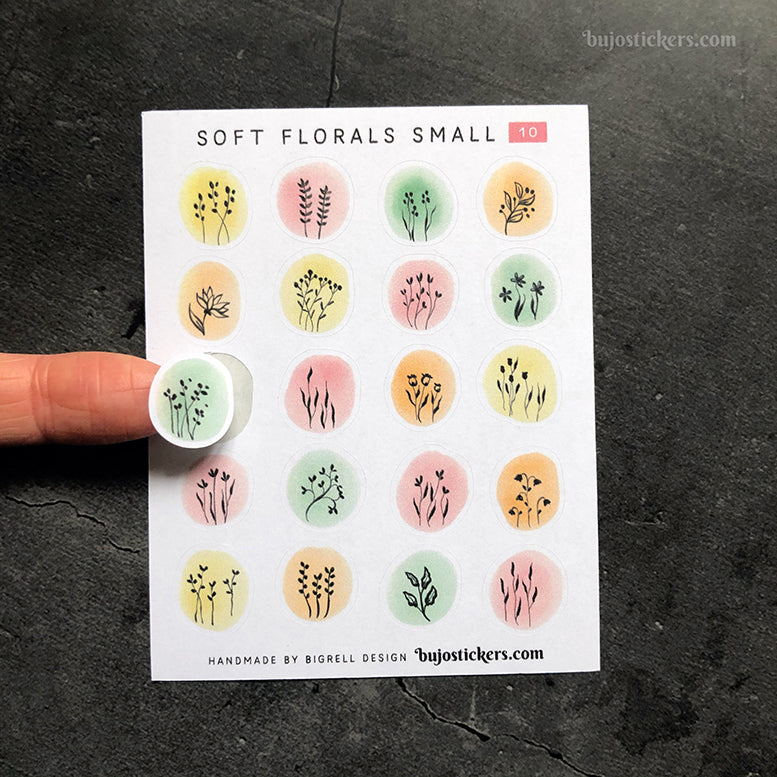 Soft florals SMALL 10