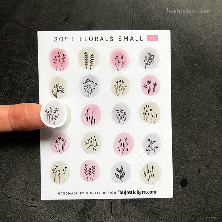 Soft florals SMALL 12
