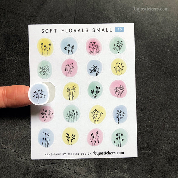Soft florals SMALL 15