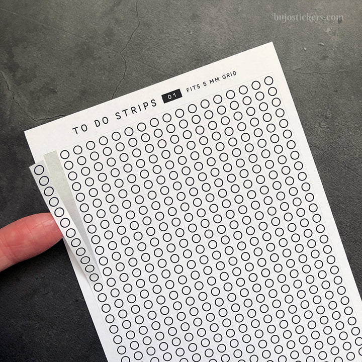 To do Strips 01 – Fits 5 mm grid