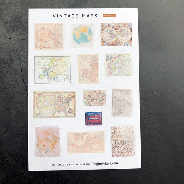 Vintage Maps Volume 1