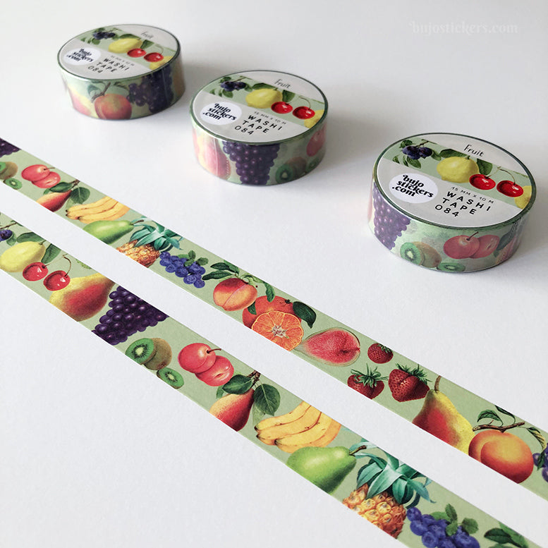 Fruit Washi Tape, Stickers