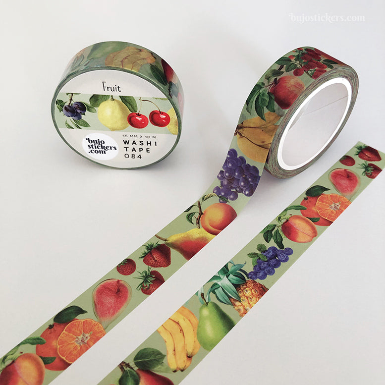 Washi tape 084 • Fruit • 15 mm x 10 m