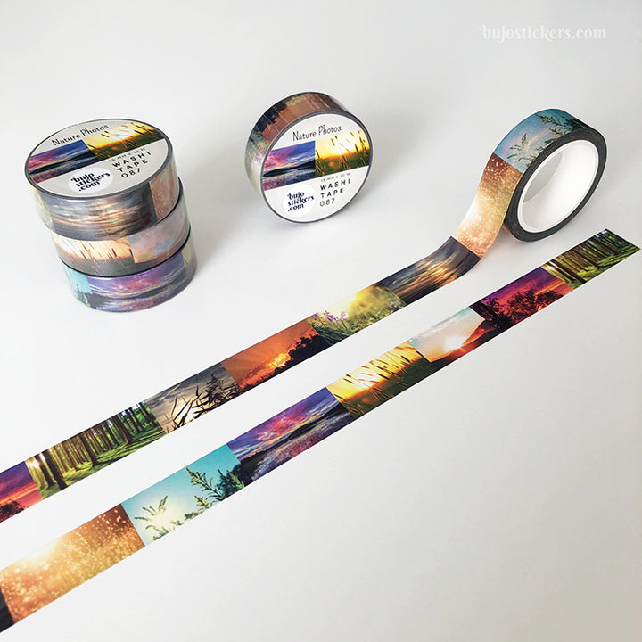 Washi tape 087 • Nature Photos • 15 mm x 10 m
