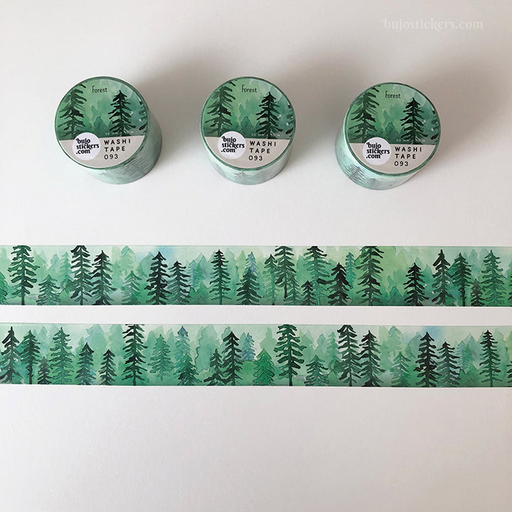 Washi tape 093 • Forest • 30 mm x 10 m